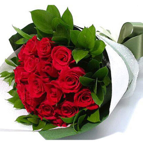 20pcs_Red_Rose_Bouquet_With_Decoration