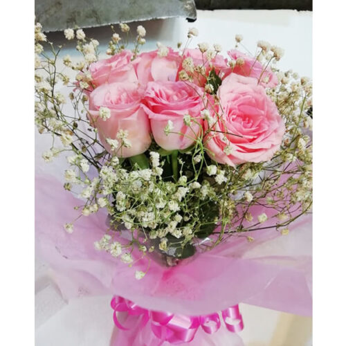 pinkish lovely roses for someone special