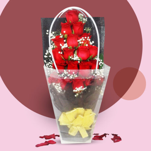 My Valentine Red Rose Bag